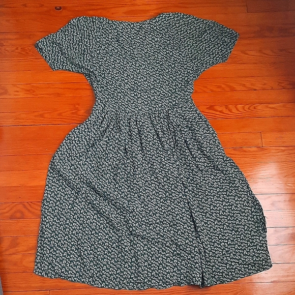 Vintage Button Down Midi Dress - Picture 2 of 3